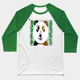 Panda illustration Baseball T-Shirt